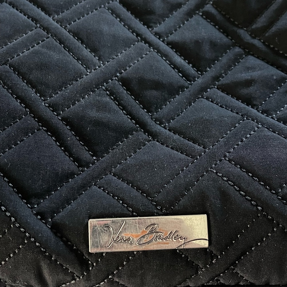 Vera Bradley Quilted Midnight Black Handbag